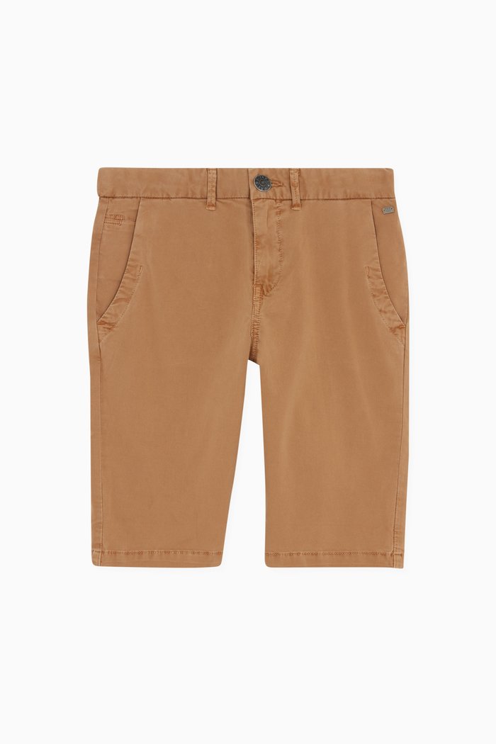 

Chino Bermudas in Cotton, Neutral