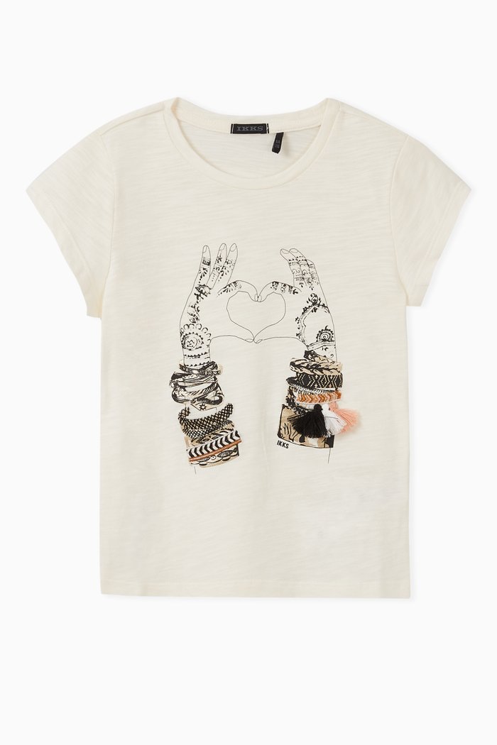 

Hand Heart T-shirt, Neutral