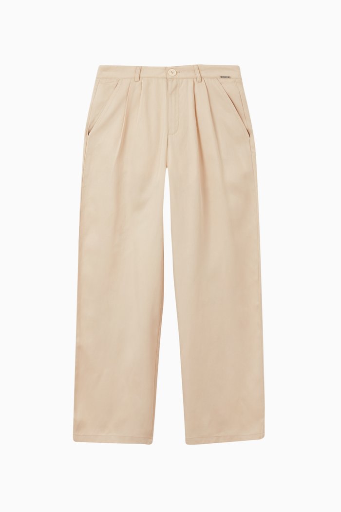 

Milkshake Wide Legs Trousers in Cotton, Neutral