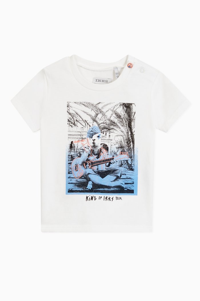

Camel-Rocker Organic Cotton T-shirt, White