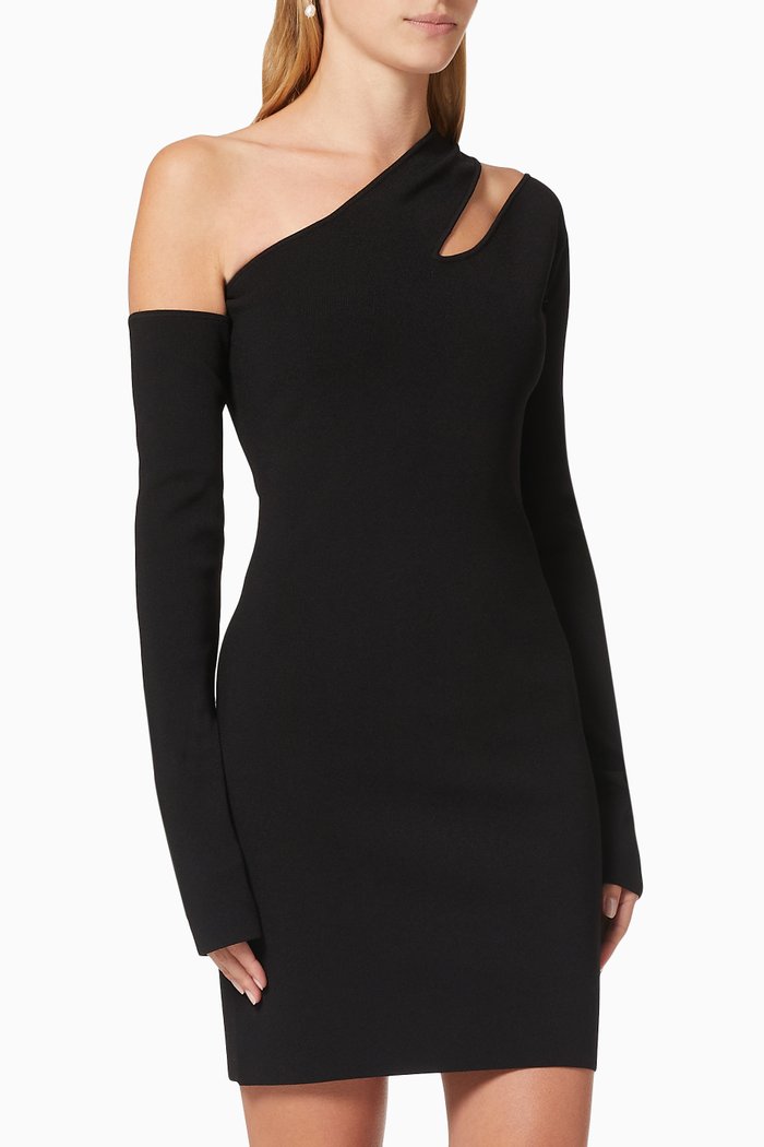 

Shani Dress in Compact Knit, Black