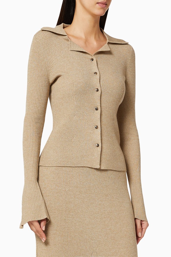 

Sid Knitted Shirt, Neutral