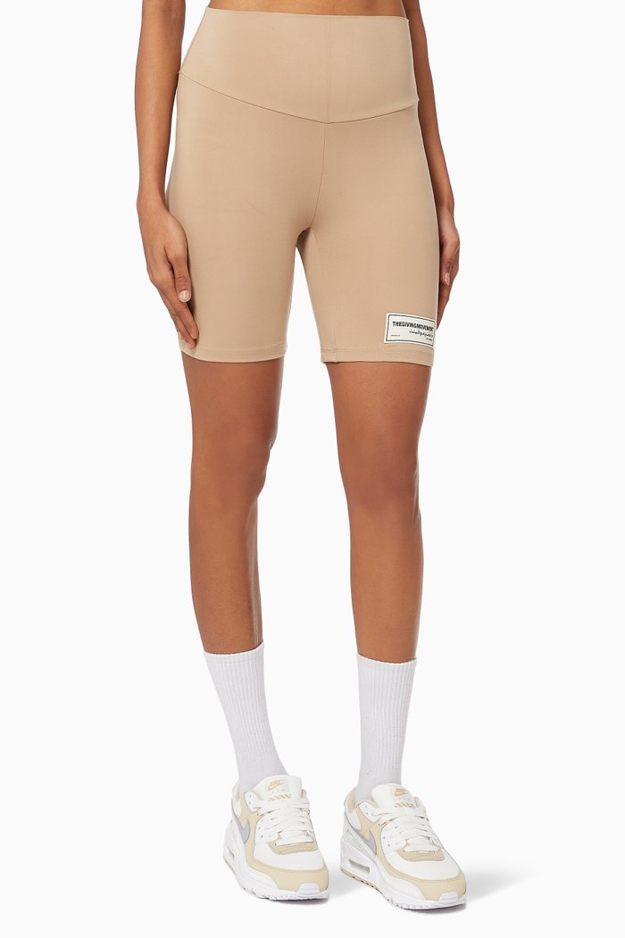 

Softskin Recycled Biker Shorts, Neutral