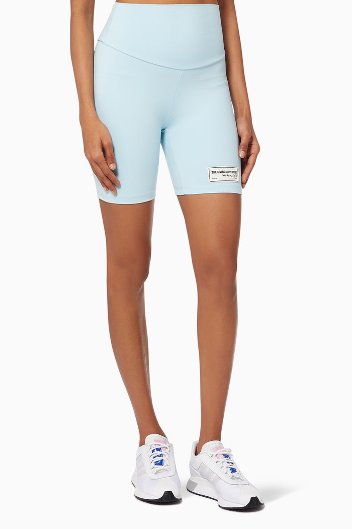 

Softskin Recycled Biker Shorts, Blue