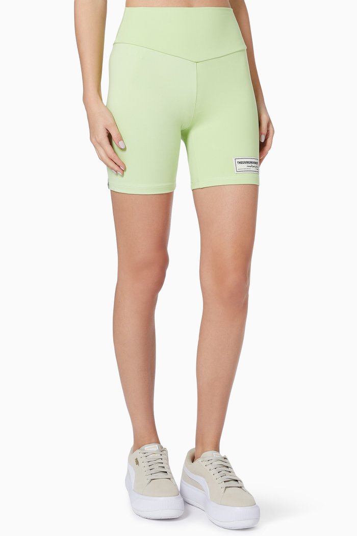 

Softskin Recycled Biker Shorts, Green