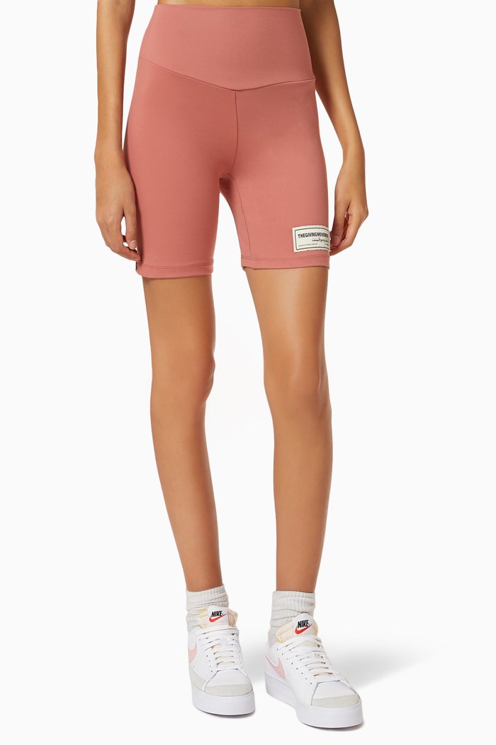 

Softskin Recycled Biker Shorts, Pink