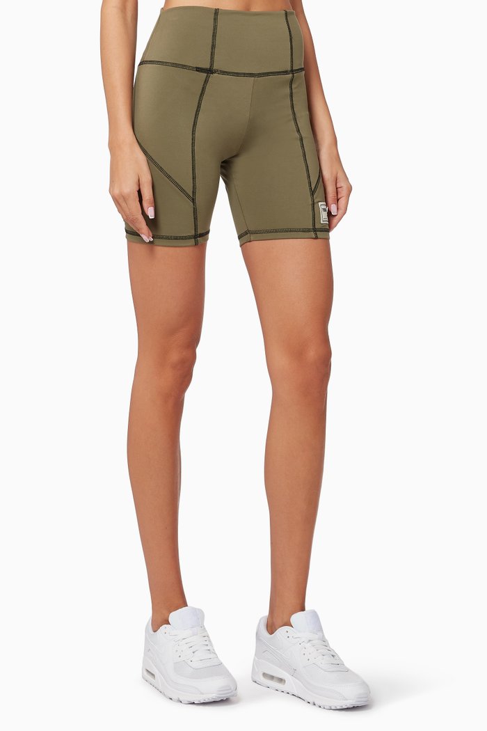 

Future Softskin Recycled Biker Shorts, Brown