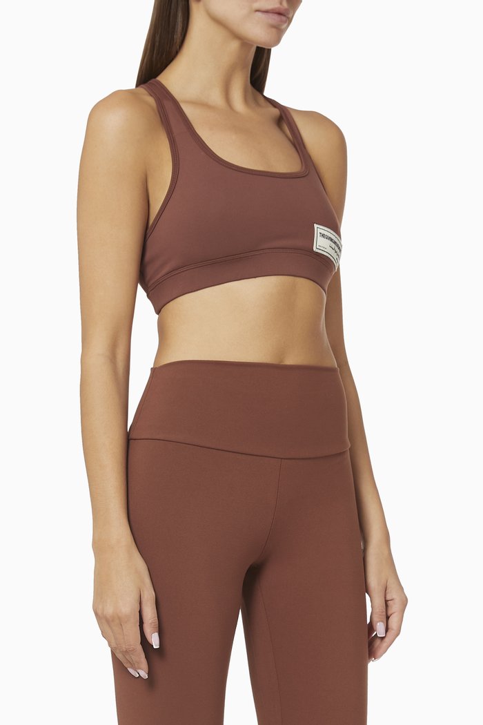 

Softskin Recycled Sports Bra, Brown