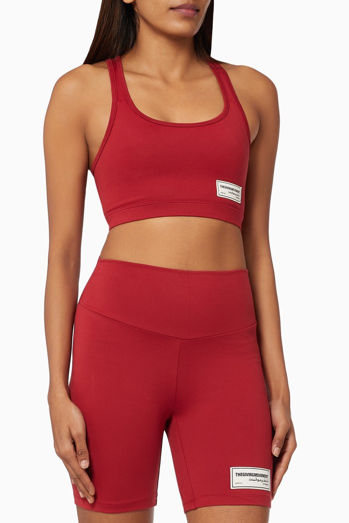 

Softskin Recycled Sports Bra, Burgundy