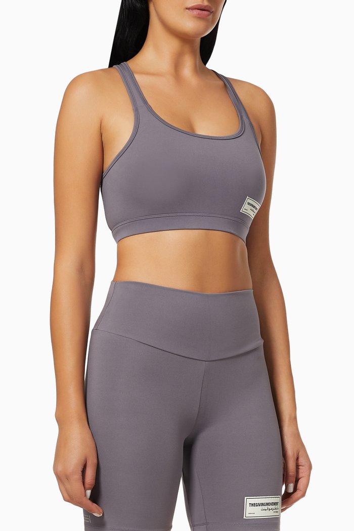 

Softskin Recycled Sports Bra, Grey