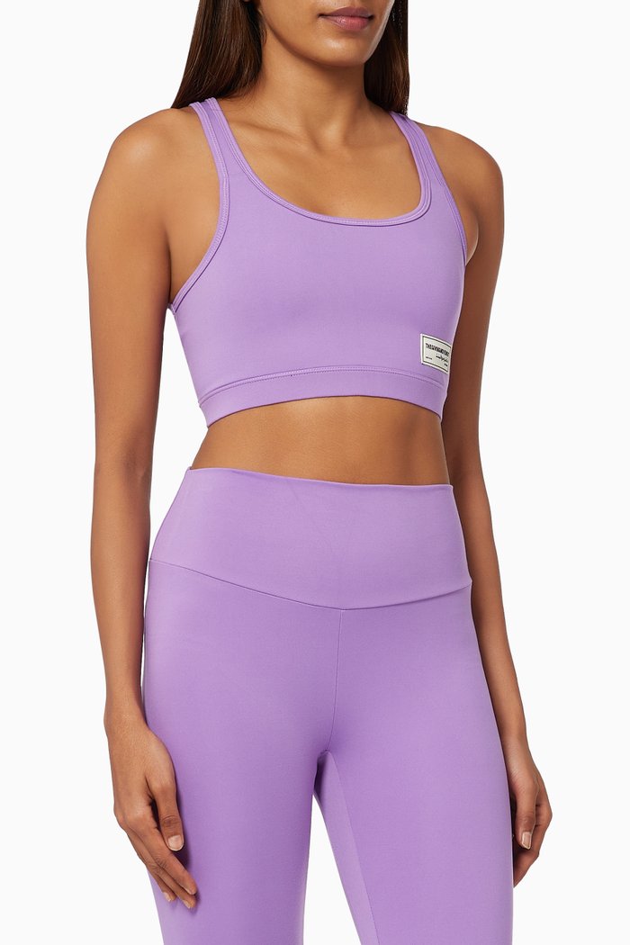 

Softskin Recycled Sports Bra, Purple