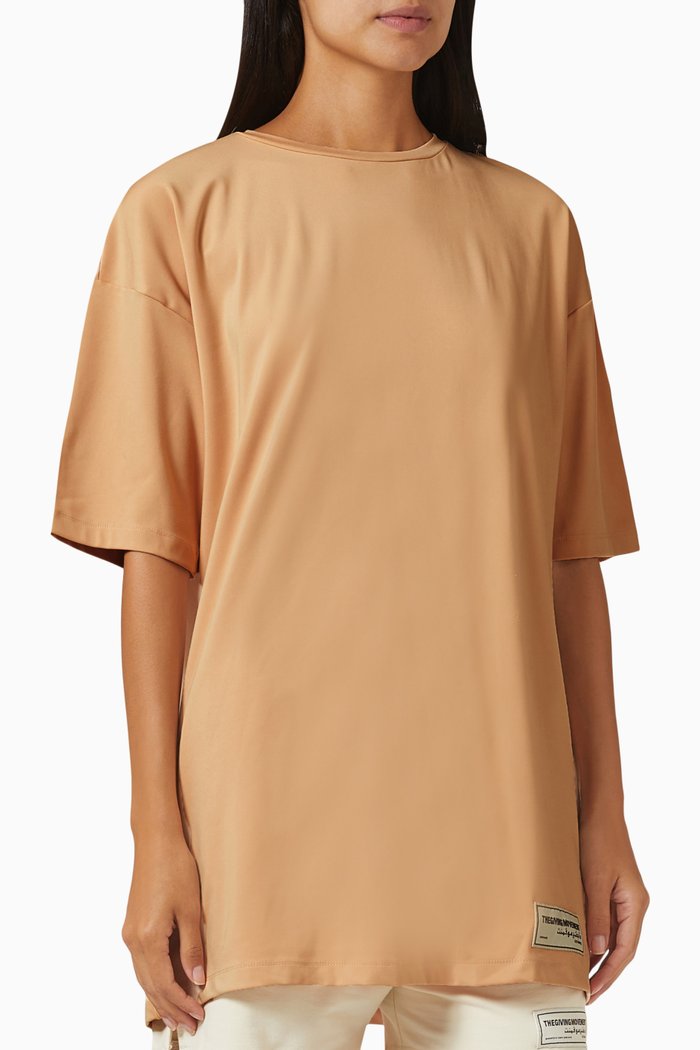 

Softskin Recycled Active Oversized T-shirt, Neutral