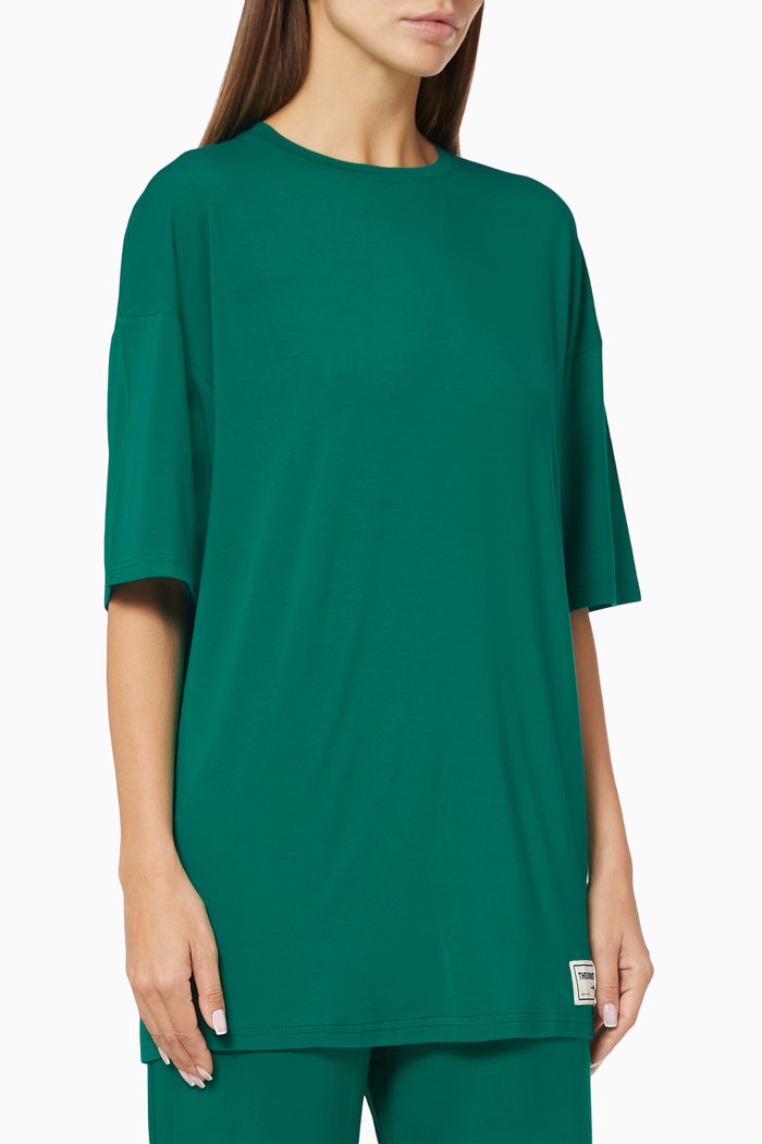 

Softskin Recycled Active Oversized T-shirt, Green