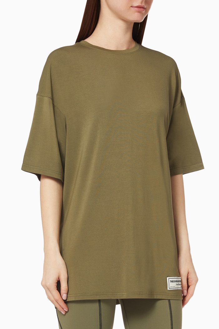 

Softskin Recycled Active Oversized T-shirt, Brown
