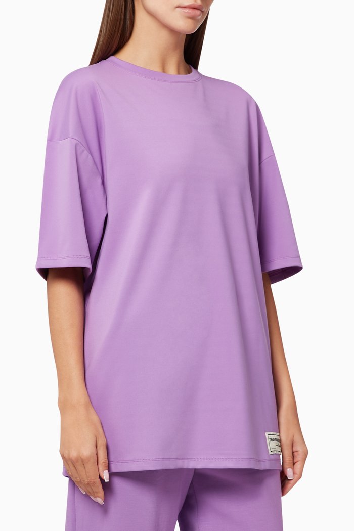 

Softskin Recycled Active Oversized T-shirt, Purple