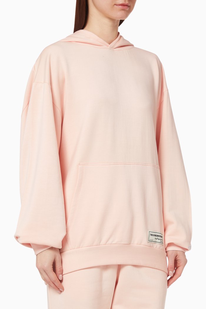 

Organic Bamboo Super Oversized Hoodie, Pink