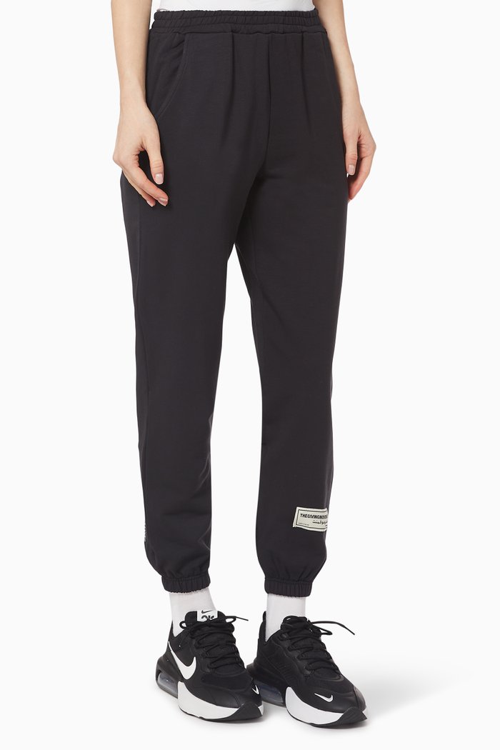 

Organic Bamboo Joggers, Black