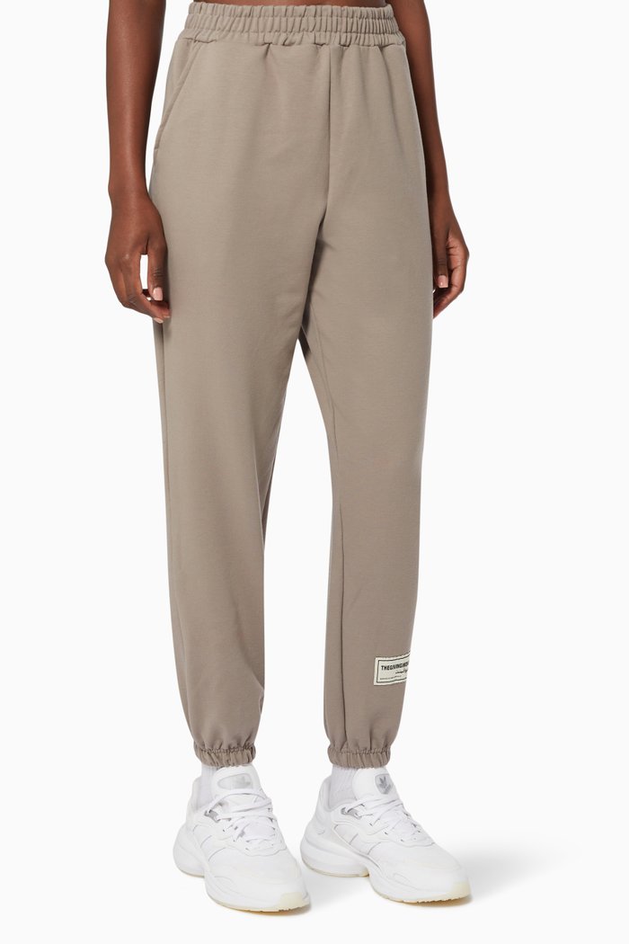 

Organic Bamboo Joggers, Brown