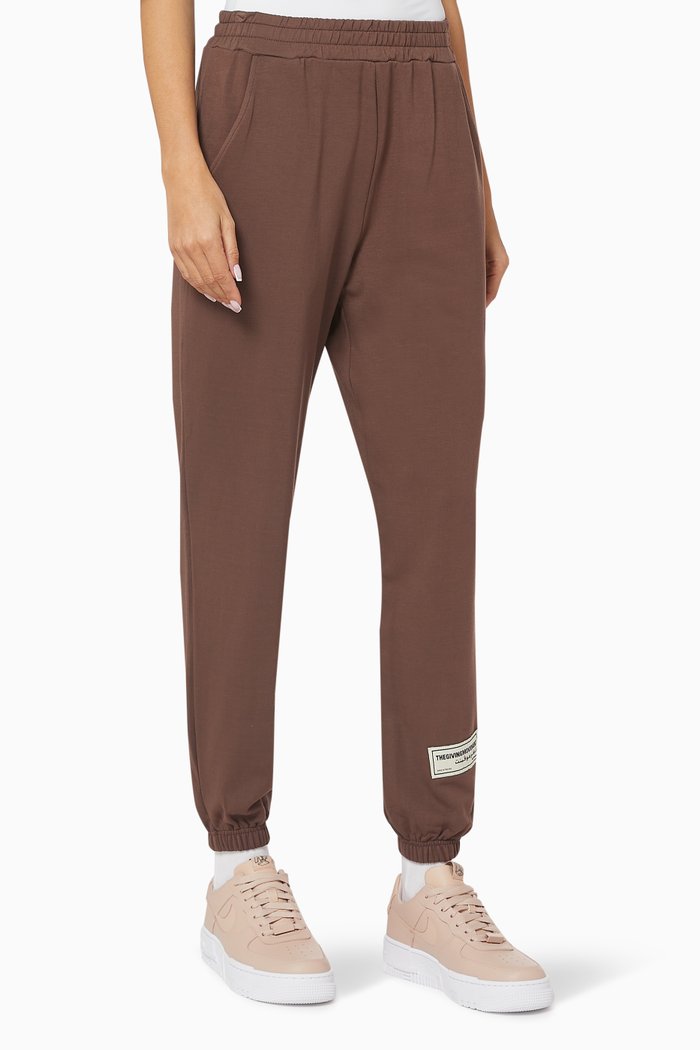 

Organic Bamboo Joggers, Brown