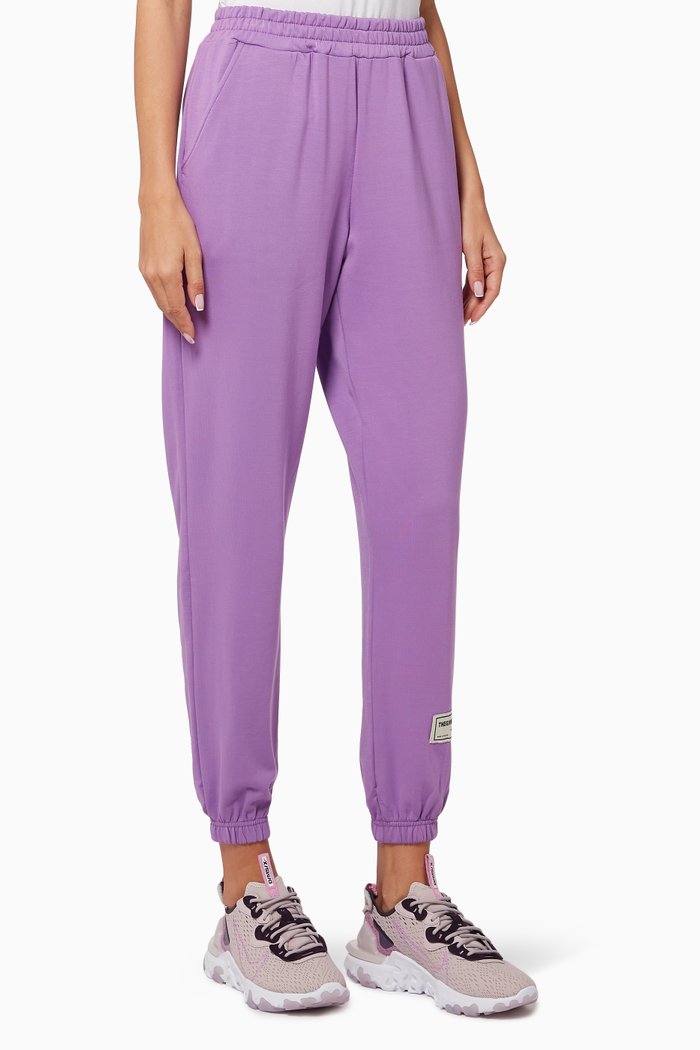 

Organic Bamboo Joggers, Purple