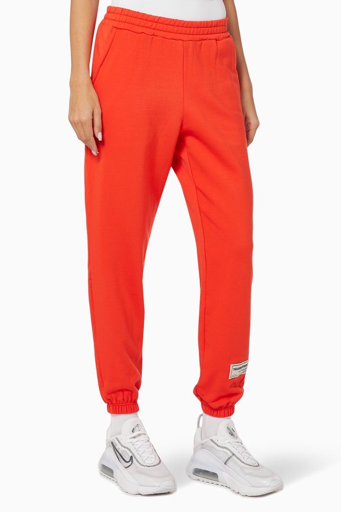 

Organic Bamboo Joggers, Red