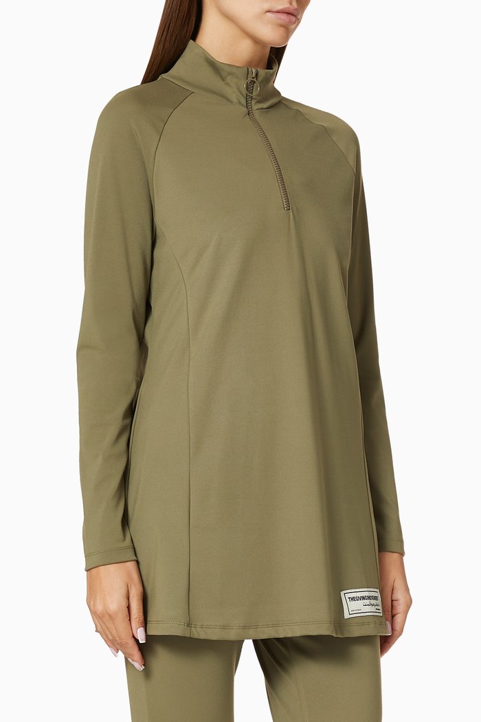 

Softskin Recycled Modest Top, Brown
