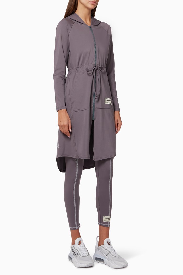 

Softskin Recycled Longline Modest Jacket, Grey