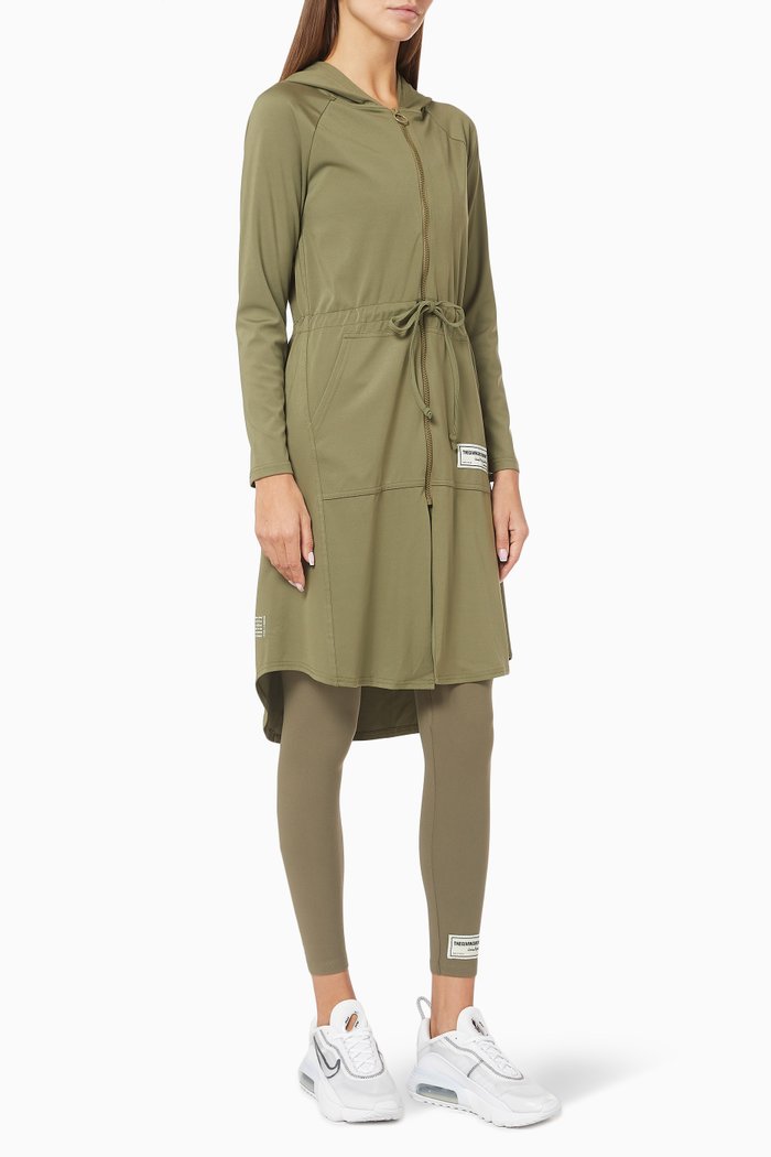 

Softskin Recycled Longline Modest Jacket, Brown