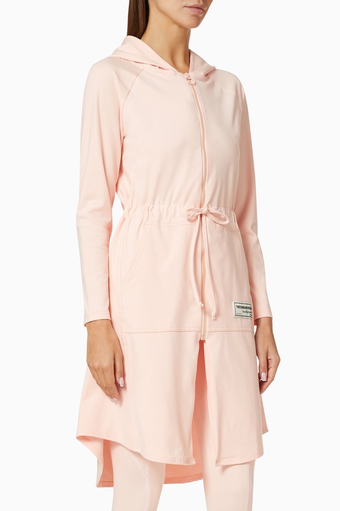 

Softskin Recycled Longline Modest Jacket, Pink