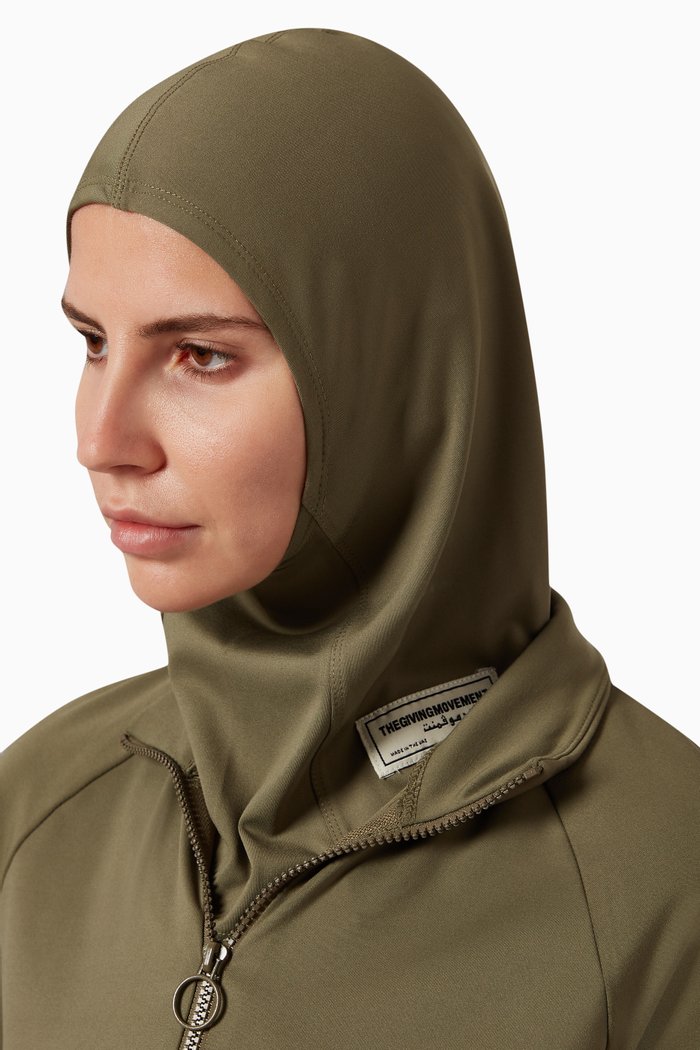 Softskin Recycled Active Hijab, Brown