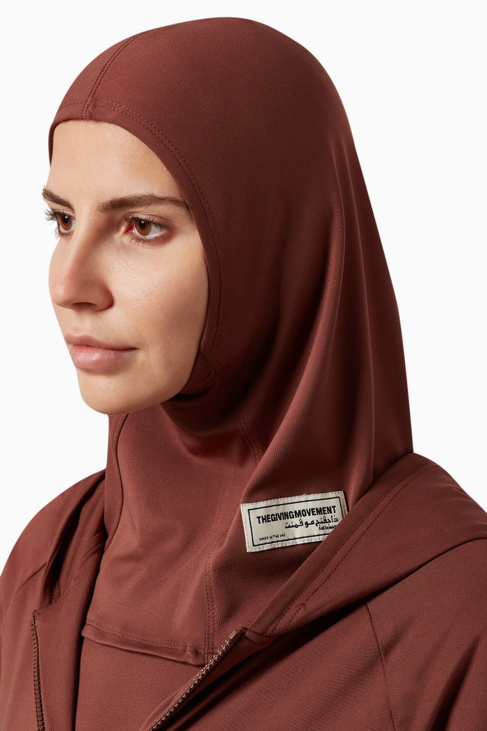 

Softskin Recycled Active Hijab, Brown