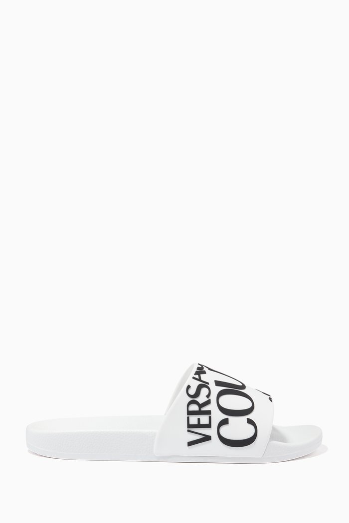 

Logo Rubber Slides, White