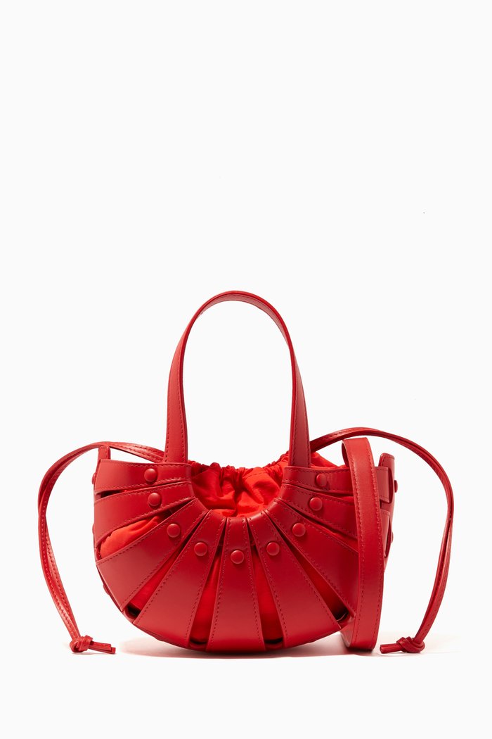 

The Shell Bag in French Calf, Red