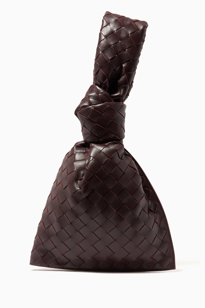 

The Mini Twist Clutch in Intrecciato Nappa, Purple