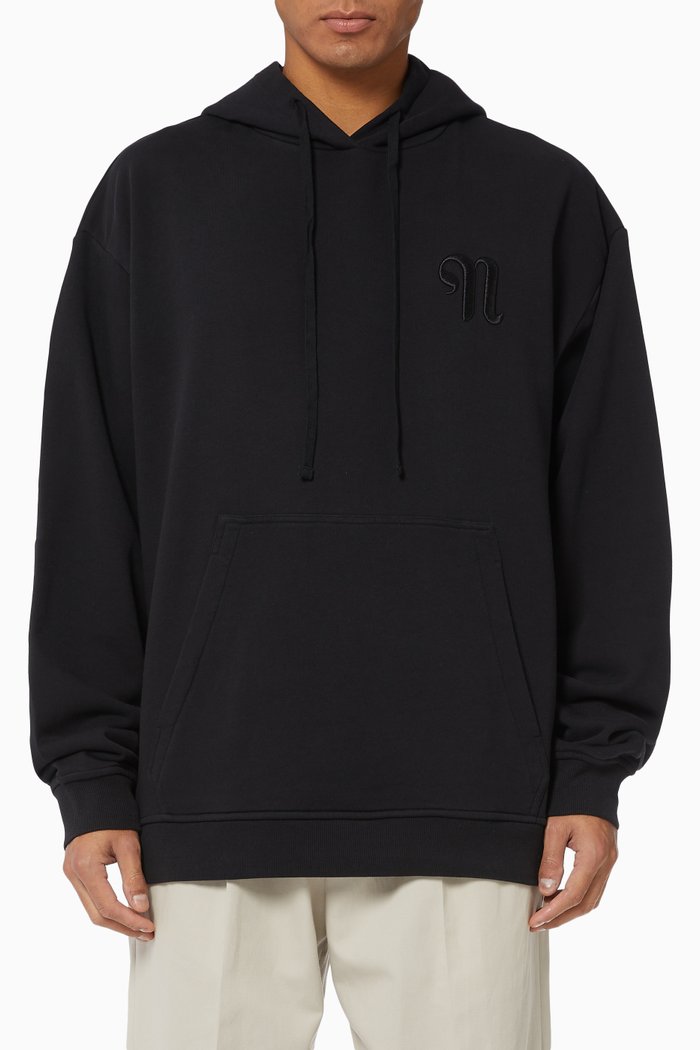 

Organic Fleece Hoodie, Black