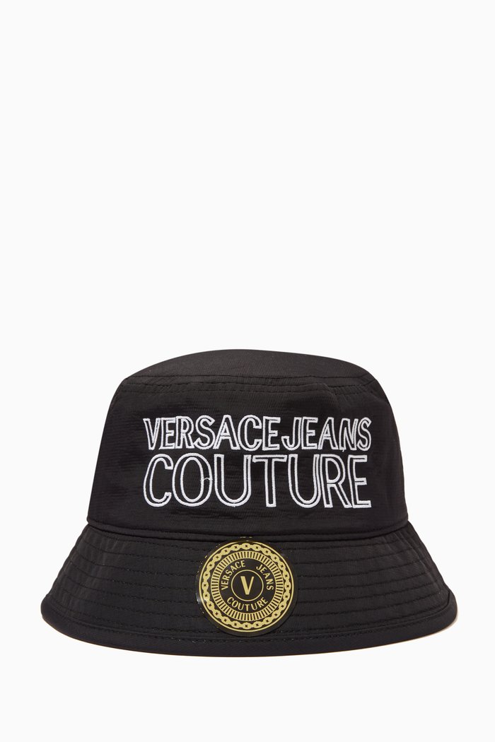 

Institutional Logo Bucket Hat, Black