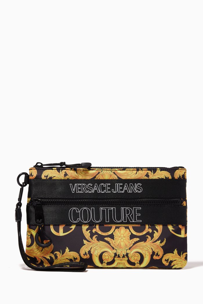 

Baroque Logo Wallet, Gold