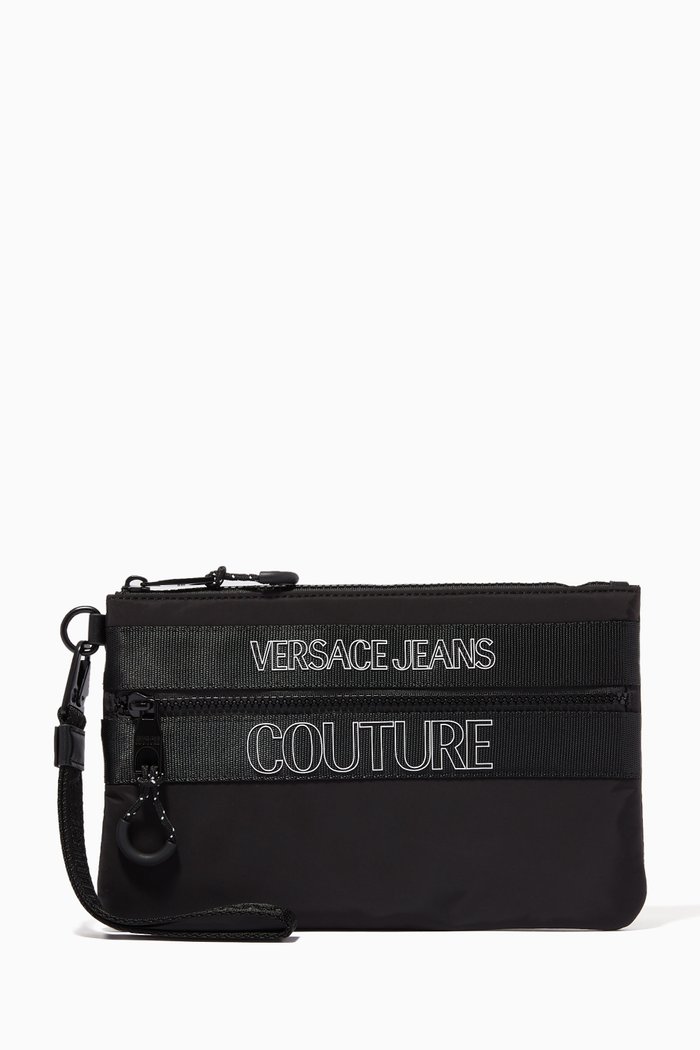 

Institutional Logo Solid Wallet, Black