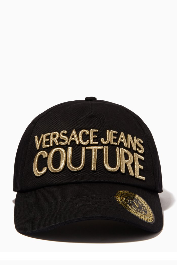 Institutional Logo Cap, Black