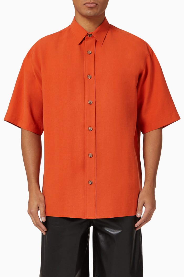 

Alain Shirt in Tencel, Brown
