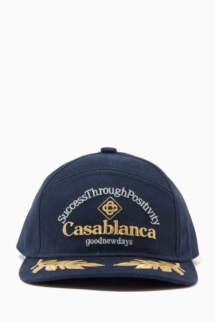 

Success Through Positivity Embroidered Cap, Blue