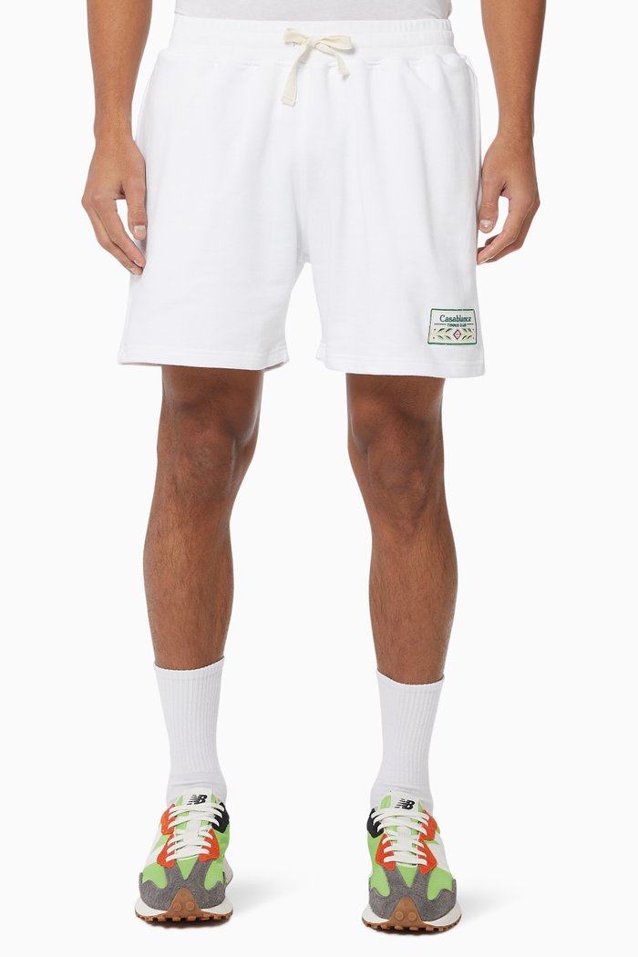 

Logo Jersey Shorts, White