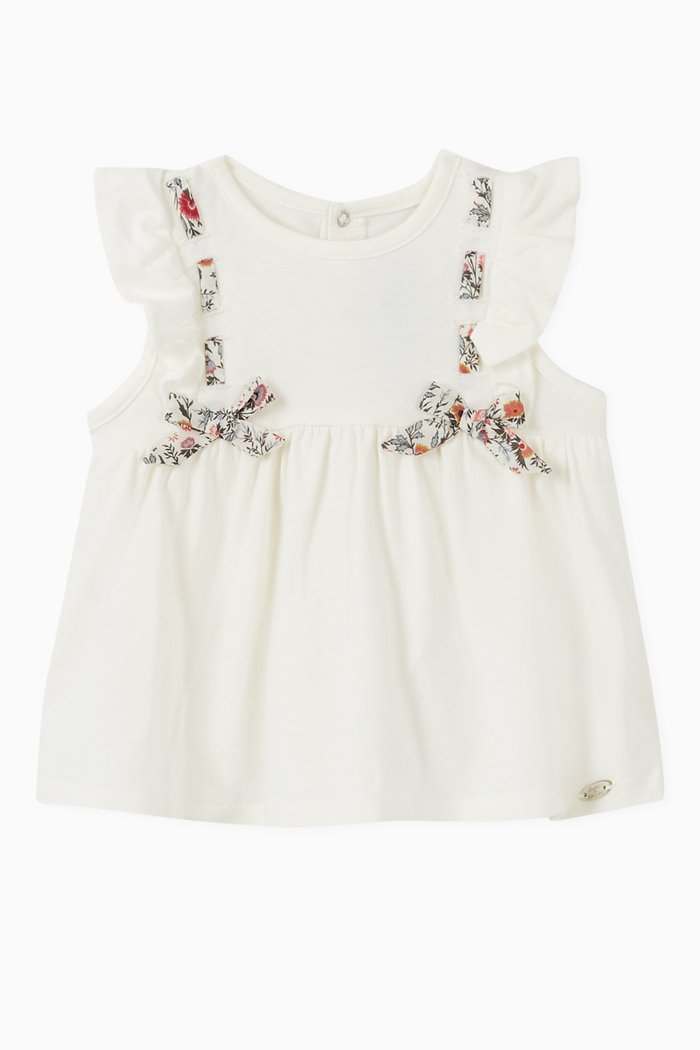 

Liberty Bows Floral Top, Neutral