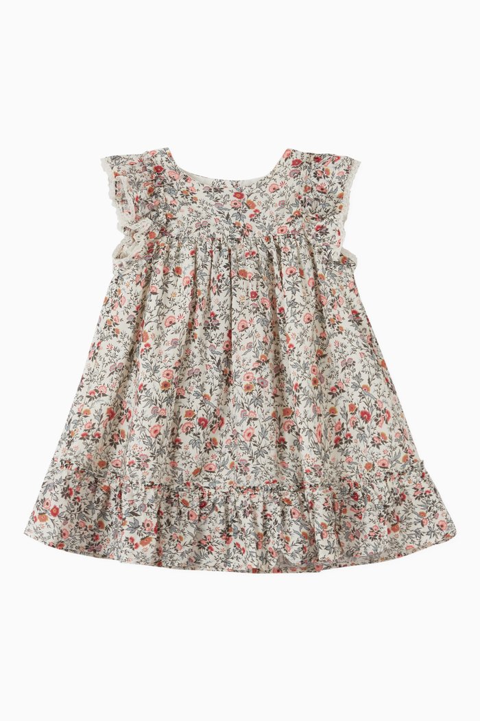 

Ruffle Floral Dress, Multicolour