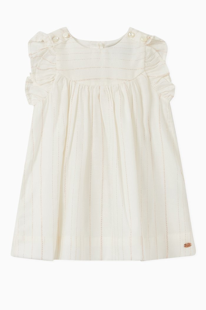 

Sparkly Stripes Dress, Neutral