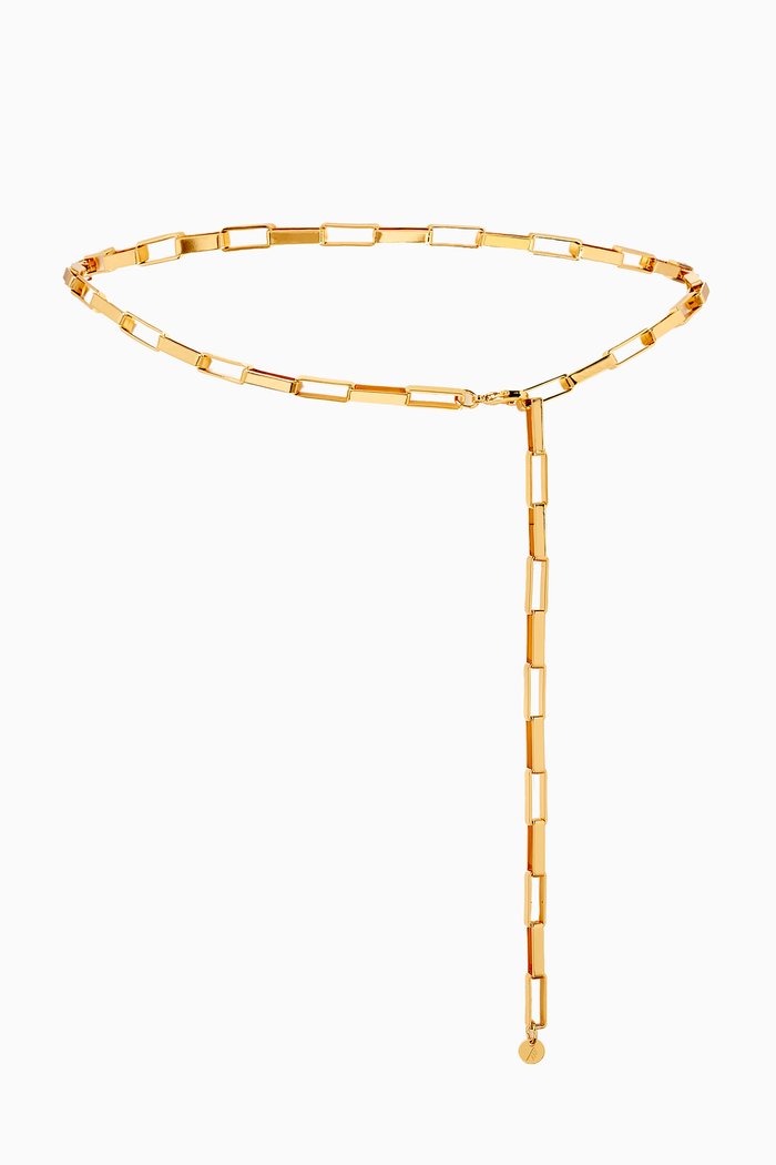 

Chain Belt in Brass, Gold