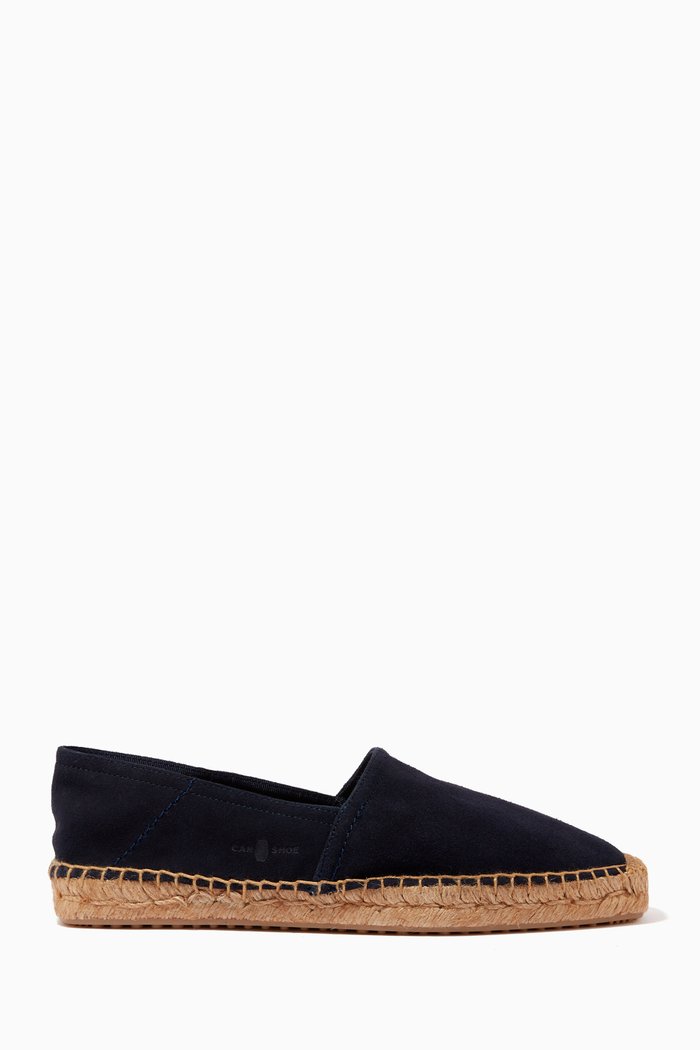 

Espadrilles in Unlined Suede, Blue