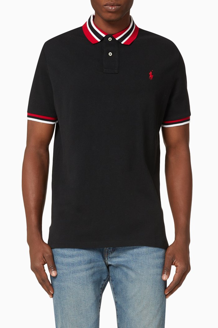 

Logo Polo T-shirt, Black