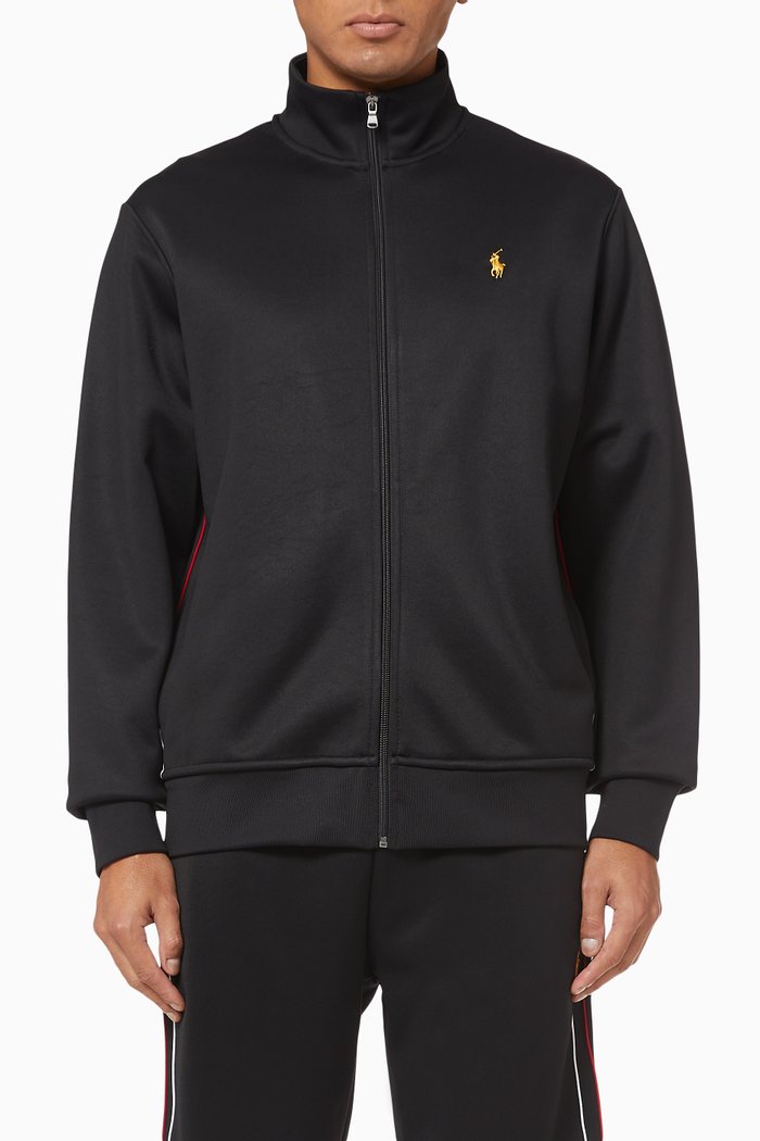 Lunar New Year Track Jacket, Black