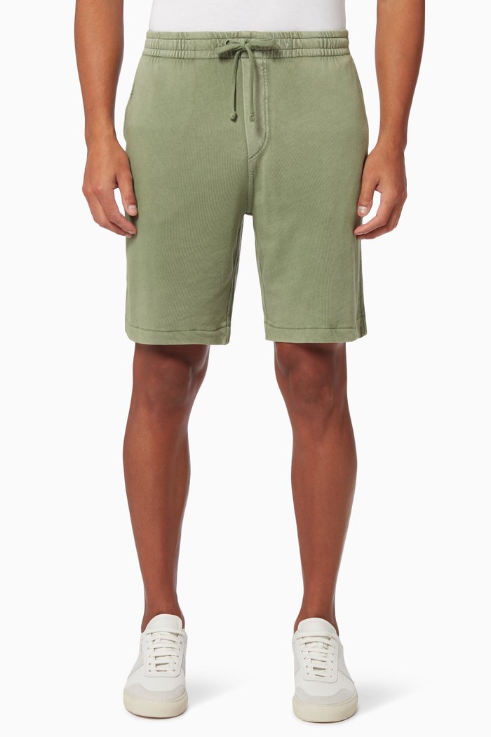 

Cotton Bermuda Shorts, Green